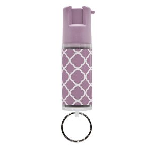 Designer Pepper Spray with Key Ring - Pink